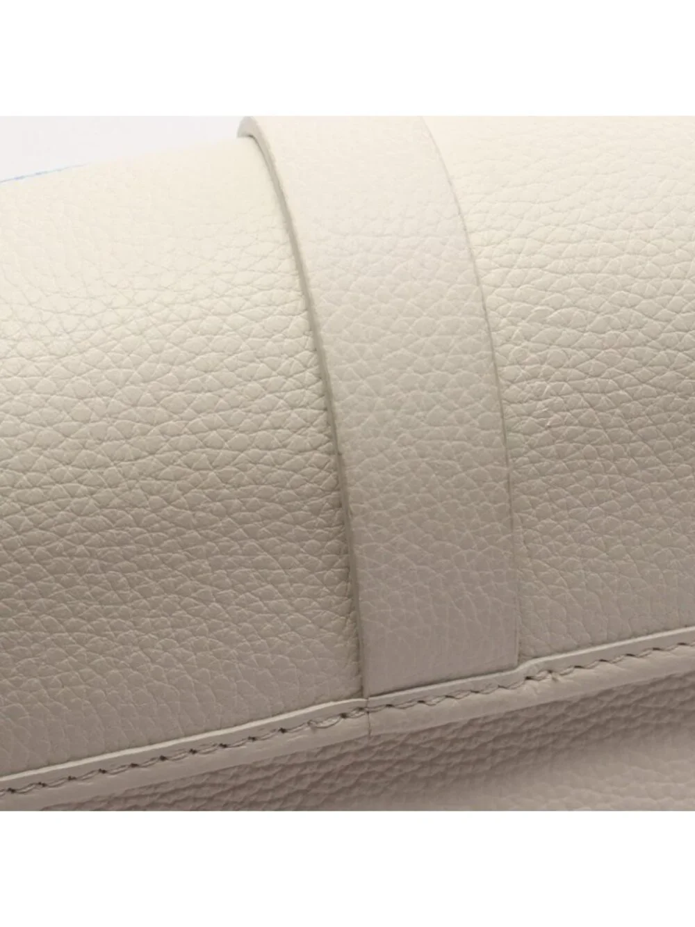Dior Shoulder Bag Hilton Nel White Leather